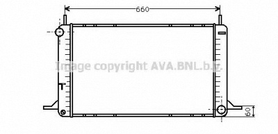 AVA QUALITY COOLING fd2076 -  Радиатор, охлаждение двигателя